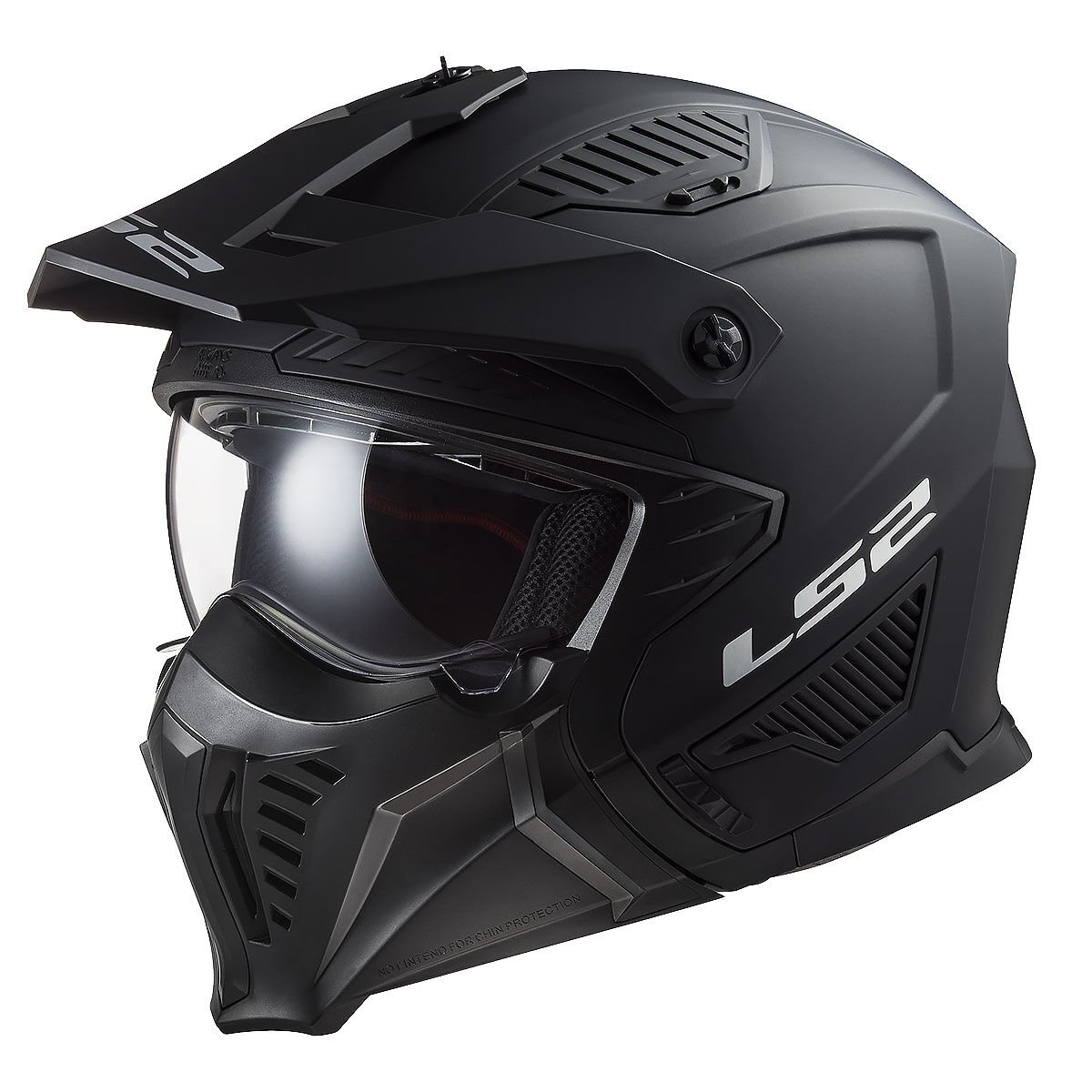 LS2 DRIFTER MAT SİYAH KASK