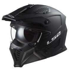 LS2 DRIFTER MAT SİYAH KASK