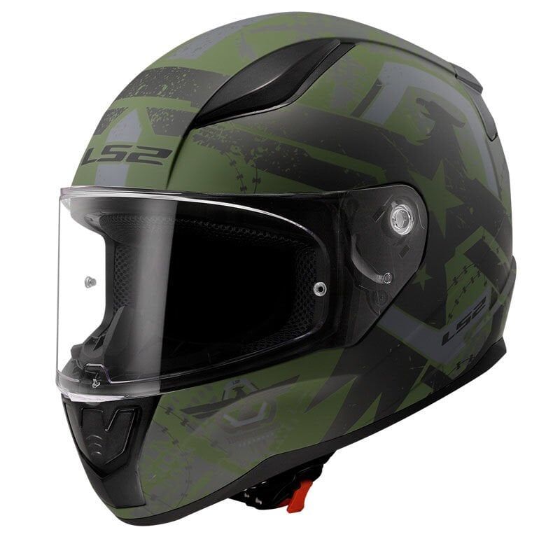 LS2 RAPID 2 THUNDER BIRDS MAT YEŞİL-SİYAH-GRİ KASK SIYAH/GRI - 3XL