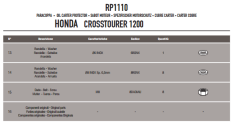 GIVI RP1110 HONDA VFR 1200X CROSSTOURER (12-19) KARTER KORUMA