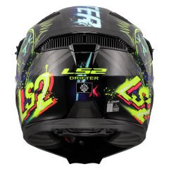 LS2 DRIFTER RAYZ SİYAH-MAVİ KASK