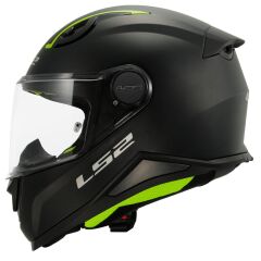 LS2 KID MAT SİYAH ÇOCUK KASK SIYAH - S