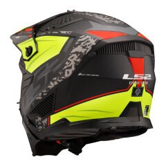 LS2 DRIFTER DEVOR MAT SİYAH-NEON SARI KASK