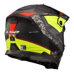 LS2 DRIFTER DEVOR MAT SİYAH-NEON SARI KASK