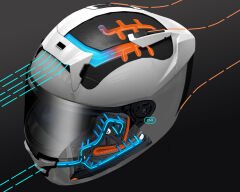 SHOEI X-SPIRIT PRO BEYAZ KASK