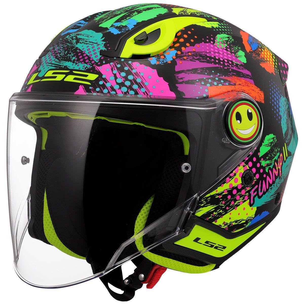 LS2 FUNNY 2 JOY SİYAH ÇOCUK KASK SIYAH - L