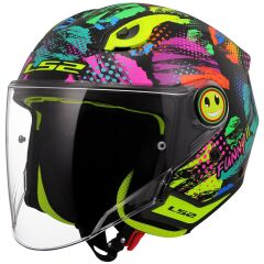 LS2 FUNNY 2 JOY SİYAH ÇOCUK KASK SIYAH - L