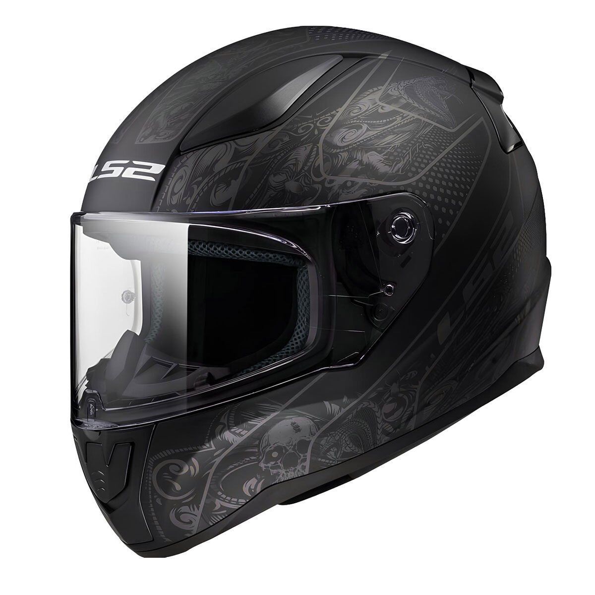 LS2 RAPID 2 CRYPT MAT SİYAH KASK MAT SIYAH - M