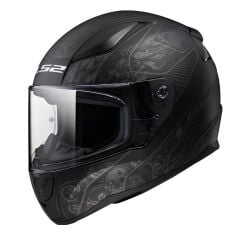 LS2 RAPID 2 CRYPT MAT SİYAH KASK MAT SIYAH - M