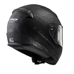 LS2 RAPID 2 CRYPT MAT SİYAH KASK MAT SIYAH - M