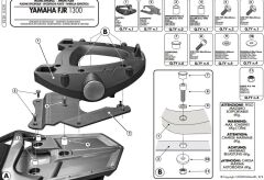 GIVI E228 YAMAHA FJR 1300 (06-23) ARKA ÇANTA TAŞIYICI