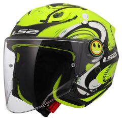 LS2 FUNNY 2 GLUP NEON SARI ÇOCUK KASK NEON SARI - S