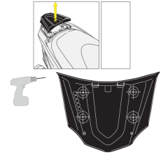 GIVI SR4111MM KAWASAKI J300 (14-21) ARKA ÇANTA TAŞIYICI