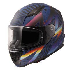 LS2 RAPID 2 OPTIK MAT MAVİ-MOR KASK MOR - M