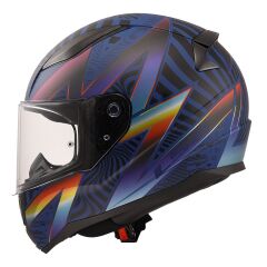 LS2 RAPID 2 OPTIK MAT MAVİ-MOR KASK MOR - M