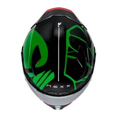 NEXX X.WST 3 B-SIDE SİYAH YEŞİL KASK SIYAH-YESIL - XL