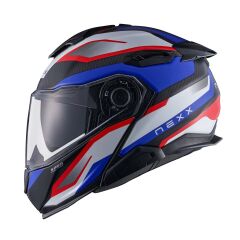 NEXX X.LIFETOUR PRO MILE MAT MAVİ-KIRMIZI KASK MAT MAVI - M