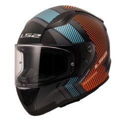 LS2 RAPID 2 EXTRA MAT GRİ-NEON TURUNCU KASK NEON TURUNCU - XS