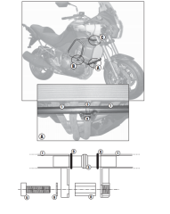 KAPPA KN4105 KAWASAKI VERSYS 1000 (12-14) KORUMA DEMİRİ
