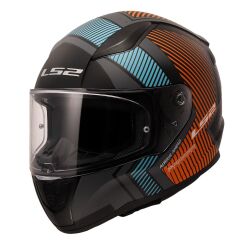 LS2 RAPID 2 EXTRA MAT GRİ-NEON TURUNCU KASK NEON TURUNCU - 3XL