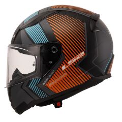LS2 RAPID 2 EXTRA MAT GRİ-NEON TURUNCU KASK NEON TURUNCU - 3XL