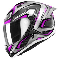 GIVI 50.9 ATOMIC LADY TITANIUM-GRİ-PEMBE KASK PEMBE-GRI - XS