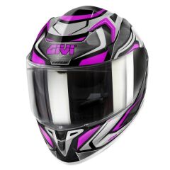GIVI 50.9 ATOMIC LADY TITANIUM-GRİ-PEMBE KASK PEMBE-GRI - S