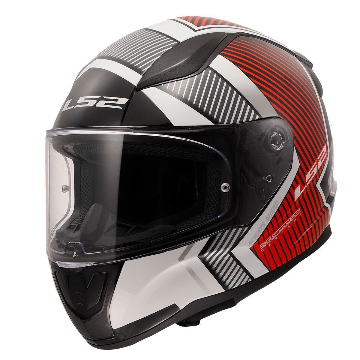 LS2 RAPID 2 EXTRA BEYAZ-KIRMIZI KASK BEYAZ-KIRMIZI - XL