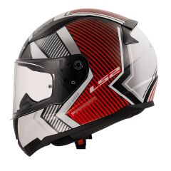 LS2 RAPID 2 EXTRA BEYAZ-KIRMIZI KASK BEYAZ-KIRMIZI - 3XL