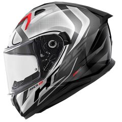 GIVI 50.8 RACER MAT SİYAH-TITANIUM-GRİ KASK MAT SIYAH-GRI - M