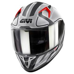 GIVI 50.8 RACER MAT SİYAH-TITANIUM-GRİ KASK MAT SIYAH-GRI - XL