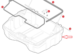 GIVI Z2061FNM ÇANTA ALT KABUK KOMPLE TRK46