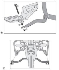 GIVI PL4114CAM KAWASAKI VERSYS 650 (15-23) YAN ÇANTA TAŞIYICI