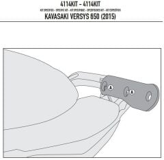 GIVI 4114KIT KAWASAKI VERSYS 650 (15-23) YAN ÇANTA TAŞIYICI BAĞLANTI KITI
