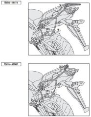GIVI TE4114 KAWASAKI VERSYS 650 (15-21) YAN KUMAŞ ÇANTA TAŞIYICI