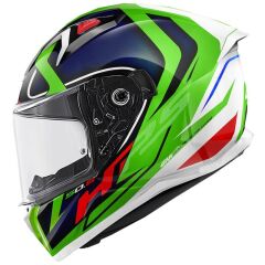 GIVI 50.8 RACER BEYAZ-YEŞİL-MAVİ KASK BEYAZ/YESIL - S