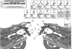 GIVI PL208 HONDA CBF 1000 - CBF 1000ST (10-14) YAN ÇANTA TAŞIYICI