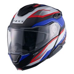 NEXX X.LIFETOUR PRO MILE MAT MAVİ-KIRMIZI KASK