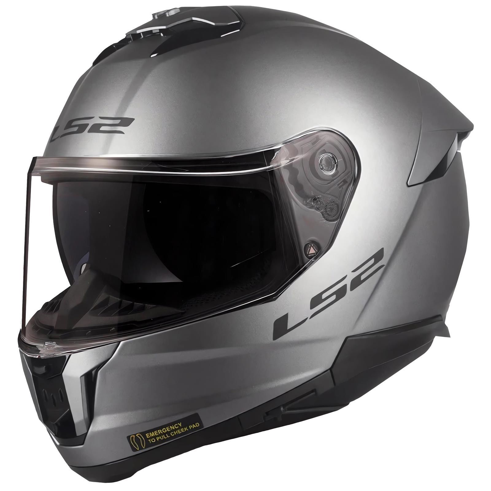 LS2 STREAM 2 MAT TITANIUM KASK MAT TITANIUM - S