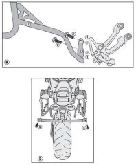GIVI PL2122CAM YAMAHA TRACER 900 (15-17) YAN ÇANTA TAŞIYICI