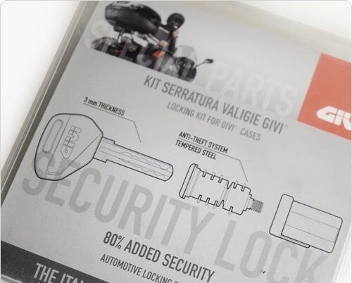 GIVI SL102 ÇANTA GÜVENLİKLİ ANAHTAR SETİ 2Lİ