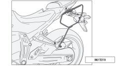 GIVI 2118KIT YAMAHA MT-07 (14-17) YAN ÇANTA TAŞIYICI BAĞLANTI KİTİ