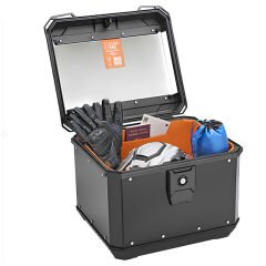 KAPPA KMX500B ALUMINYUM ÇANTA SİYAH (MONOLOCK)