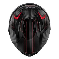 GIVI 50.9 ENIGMA SİYAH-TITANIUM-KIRMIZI KASK SIYAH/KIRMIZI - S