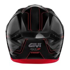 GIVI 50.9 ENIGMA SİYAH-TITANIUM-KIRMIZI KASK SIYAH/KIRMIZI - M