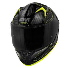 GIVI 50.9 ENIGMA SİYAH-TITANIUM-NEON SARI KASK SIYAH/SARI - S