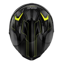 GIVI 50.9 ENIGMA SİYAH-TITANIUM-NEON SARI KASK SIYAH/SARI - S