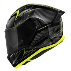 GIVI 50.9 ENIGMA SİYAH-TITANIUM-NEON SARI KASK SIYAH/SARI - L