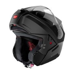 Nolan N90-3 CLASSIC N-COM  ÇENEDEN AÇILIR FLIP_UP KASK MAT SİYAH 10