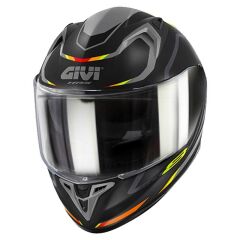 GIVI 50.8 MACH1 MAT SİYAH-GRİ-KIRMIZI KASK MAT SIYAH-KIRMIZI - XXL